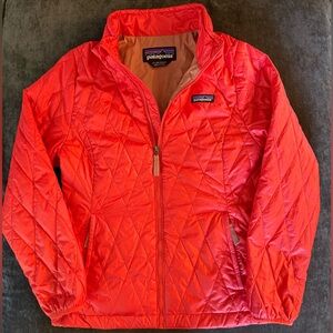 Patagonia Bright Red Quilted Jacket